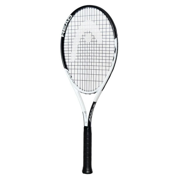 Head Geo Speed Graphite Tennis Racquet, Black & White (Strung) Grip Size - Sc 20 | String Pattern - 16/19 | Head Size - 105 Square Inches