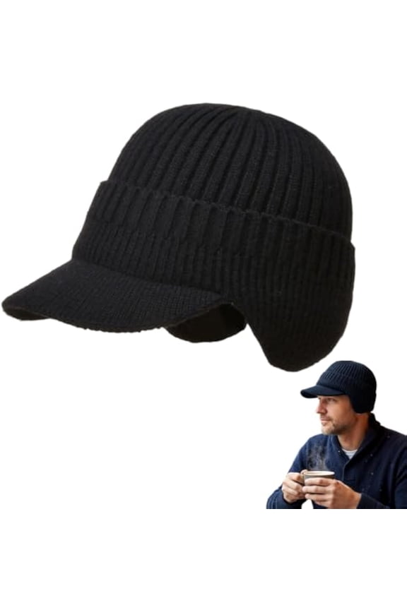 Head Hat, 2026 New Elastic Warm Ear Protection Knitted Hat, Winter Beanies Hat for Women Men