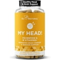 thumbnail image 1 of My Head! Headache Vitamins – Sensitivity, Tension, Comfort, Healthy Head Function for A Clear Mind – Fast acting Magnesium, Feverfew, Boswellia, Vitamin D, Ginger, & More – 60 Soft Capsules, 1 of 9