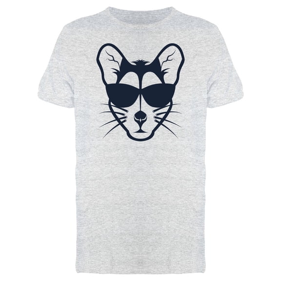 Head Hipster Mouse Face T-Shirt Men -Image by Shutterstock, Male x-Large