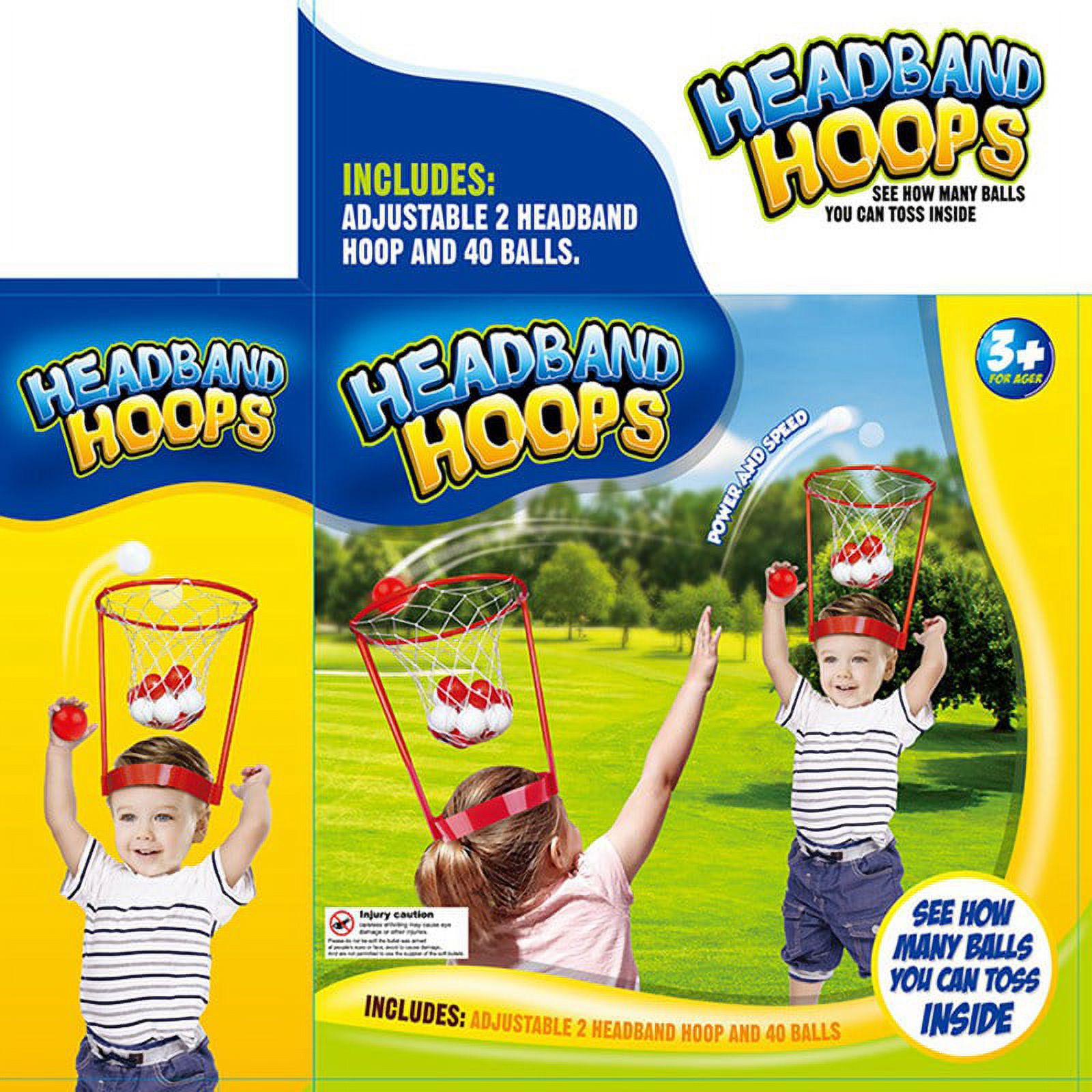 Head Hoop Basketball Party Game for Kids and Adults Adjustable Basket