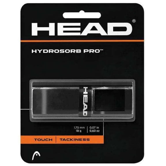 HEAD Hydrosorb Pro Tennis Replacement Grip (Black)