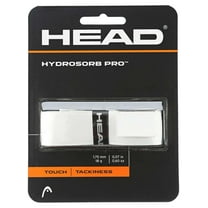 HEAD Hydrosorb Pro Racket Replacement Grip Tennis Squash Super Tacky - White