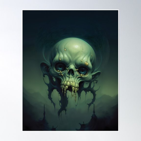 Head In The Sky Poster Wall Art, Modern Wall Decor, 24x36 UNFRAMED