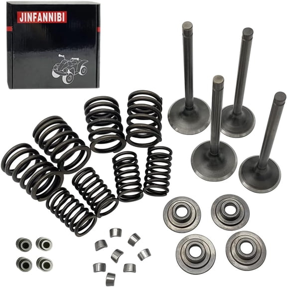 Complete Intake & Exhaust Valves Springs Seals Kit for Honda XR650L XR650 XR600R NX650 (1988-2021) OEM #14711-MG3-000 14721-MG3-000
