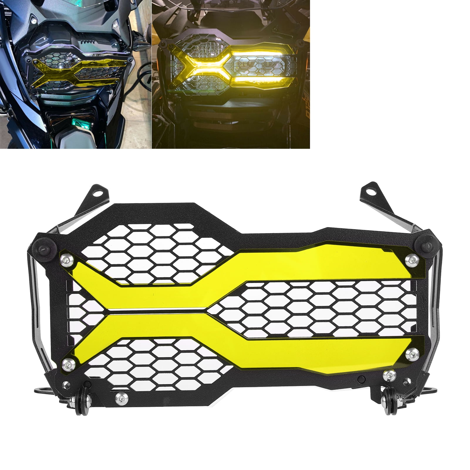 Head Lamp Grill, Safe Driving Simple Design Headlight Grille Guard