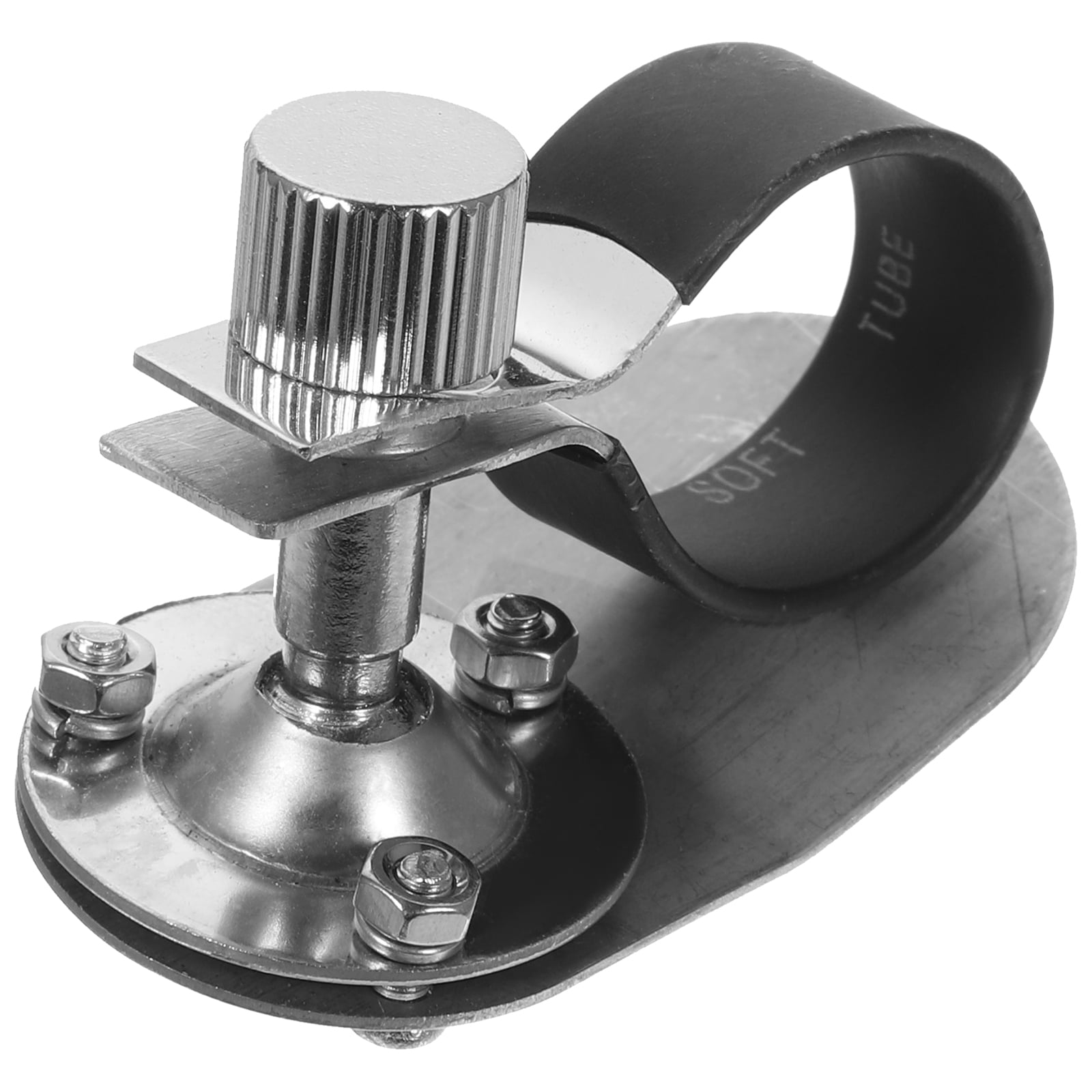 Head Light Hard Hat Clips Flashlight Holder No Punching Accessories Hats Stainless Steel on Side