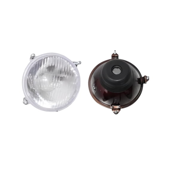 Head Light Lamp Beam Assembly Dome 2 Units For Tractor Massey Ferguson