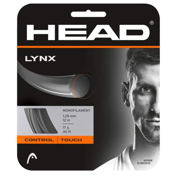 HEAD Lynx Tennis String (Anthracite, 16G Set)