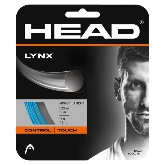 HEAD Lynx Tennis String (Blue, 17G Set)
