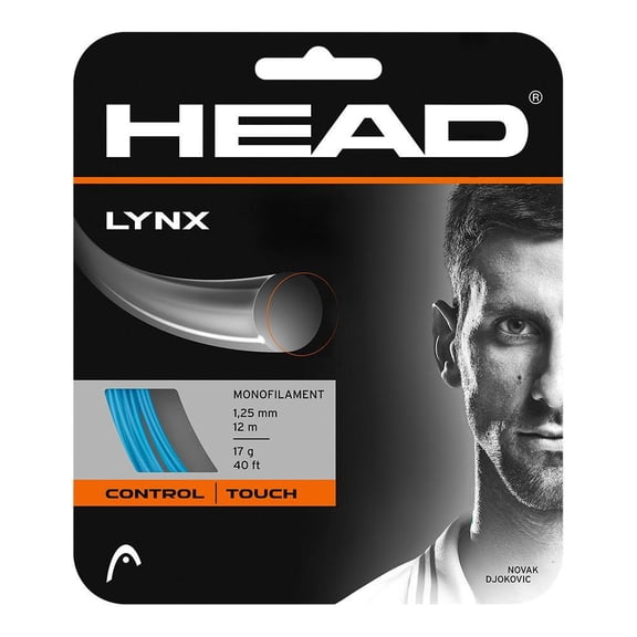 HEAD Lynx Tennis String (Blue, 18G Set)