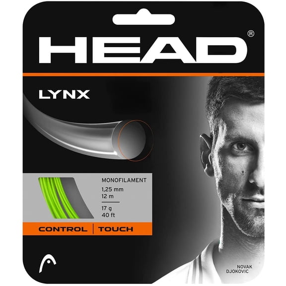 HEAD Lynx Tennis String (Green, 16G Set)