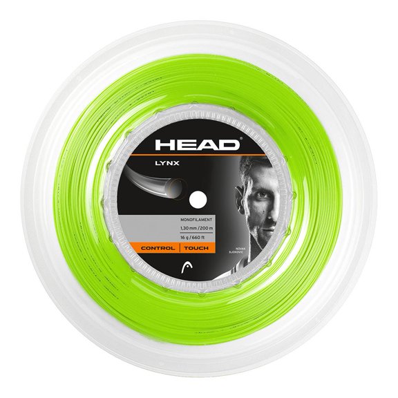 HEAD Lynx Tennis String (Green, 16G Reel)