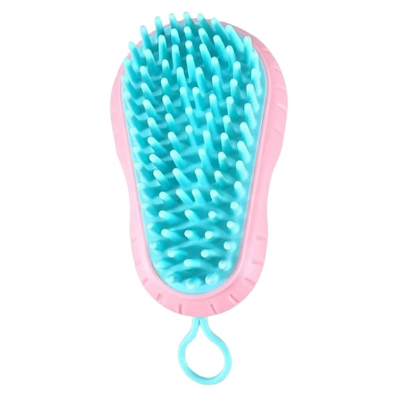 Head Massager Head Cleaner Scalp Massage Comb,Hair Scalp Scrubber Massager Brush,Head Exfoliator Shower Shampoo Comb,Shower Head Scrubber,Plastic Scalp Brush for Hair Growth & Dandruff Removal,Pink