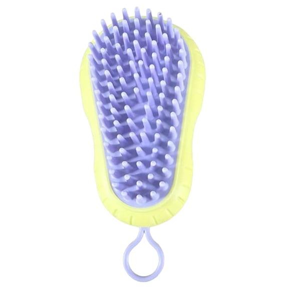 Head Massager Head Cleaner Scalp Massage Comb,Hair Scalp Scrubber Massager Brush,Head Exfoliator Shower Shampoo Comb,Shower Head Scrubber,Plastic Scalp Brush for Hair Growth & Dandruff Removal,Yellow