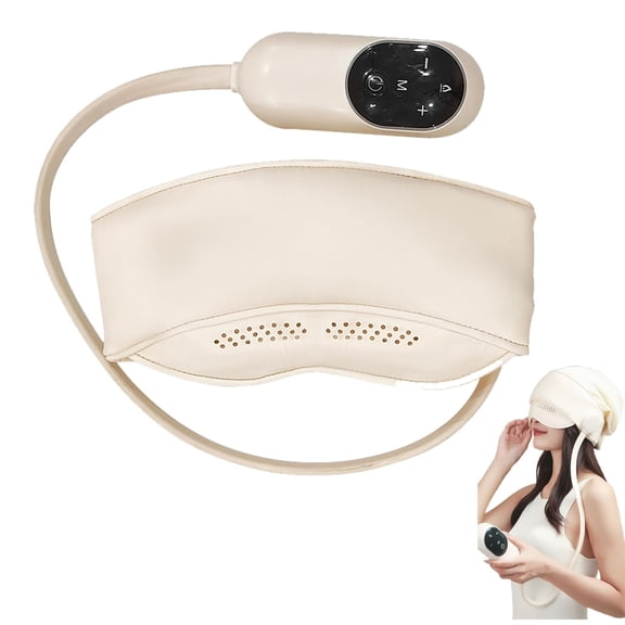 Head Massager with Heat, Unwind Muscles and Eye,Comfort Focused Massage, 3 Heat Levels, 4 Massage Modes, 6 Airbag Massage Zones,Forehead and Temple Relief,The Holiday Gift For Mom Cap-Less Style