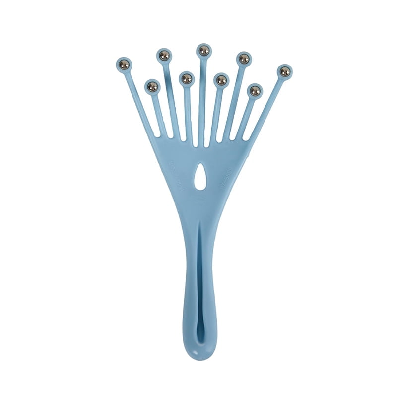 Head Massager Scalp Neck Comb Roller Five Finger 9 Claws Steel Ball ...