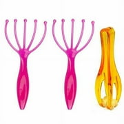 Head Massager Scalp Stress Relax, Soft Resin Finger Gripper Claw