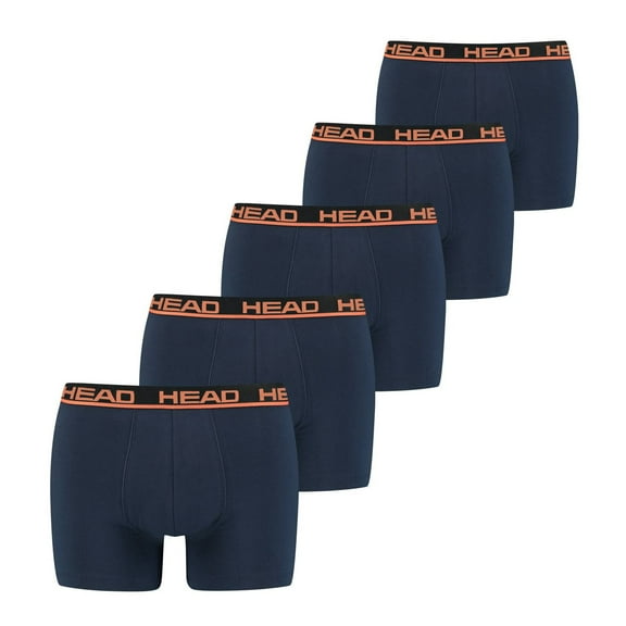Head Men Boxer Shorts Cotton Blue L