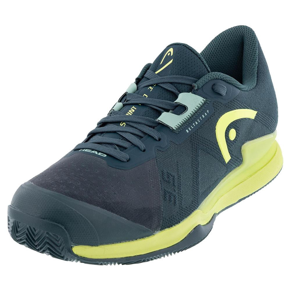 Head Men`s Sprint Pro 3.5 Clay Tennis Shoes Forest Green and Light