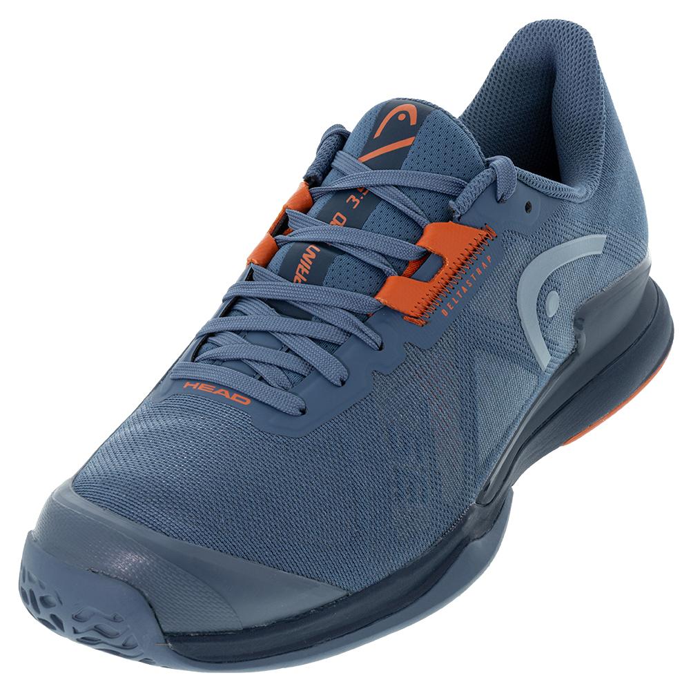Head Men`s Sprint Pro 3.5 Tennis Shoes Bluestone and Orange (  10.5   ) - image 1 of 5
