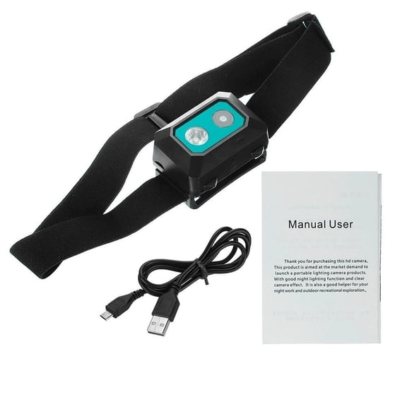 Head-Mounted Camera, F18 Video Camcorders 1080P(1920x1080) Camera 5-10M Distance Outdoor Travel Sports Camera
