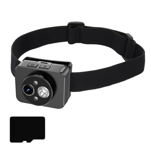 Head Mounted Sports Camera 120Degree Wide Angle Night Sights Headlamp Camera