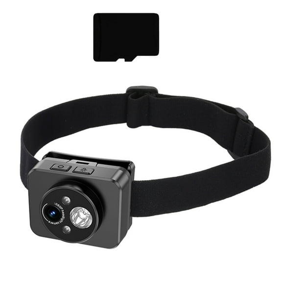 Head Mounted Sports Camera 120Degree Wide Angle Night Sights Headlamp Camera