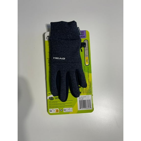 Head Multi-Sport Running Gloves with SENSATEC (XS) gray