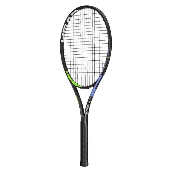 Head Mx Cyber Pro Tennis Racquet, Colour Black (Strung) For Intermediate | Grip Size - 43/8 Inches | Weight - 270gm | String Pattern - 16/19