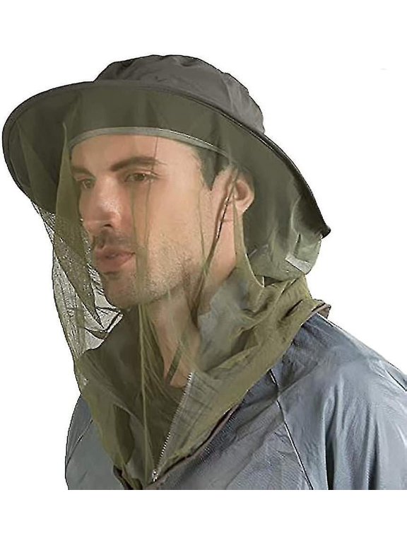 Head Net Hat Beekeeping Beekeeper Bee Veil Hat Hunting Netting Mesh Hood Cap Bee Keeper