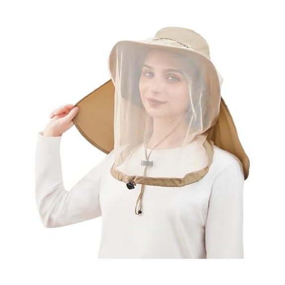 Head Net Hat, Sun Hat Safari Hat