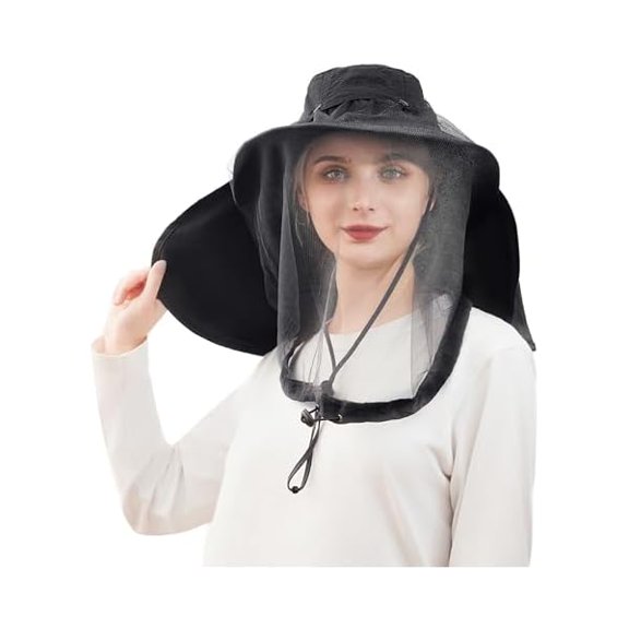 Head Net Hat, Sun Hat Safari Hat