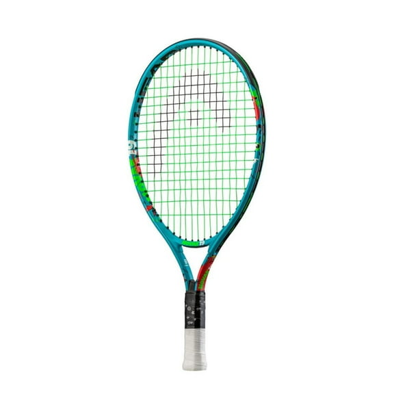Head Novak 19 Junior Tennis Racquet, Colour Turquoise (Strung) Grip Size - 35/8 Inches | String Pattern - 16/17 | Head Size - 81 Square Inches