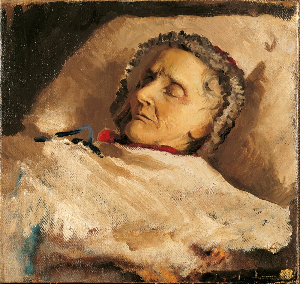 Head Of A Dead Lady Canvas Art - (36 x 24)
