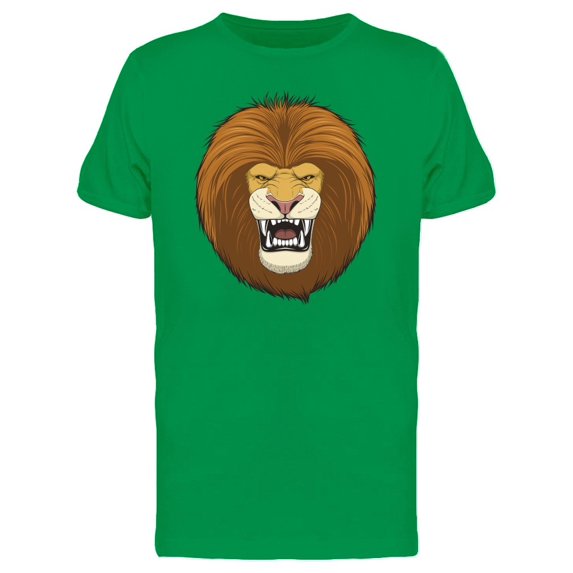 Head Of A Fierce Lion Tee Men's -Image by Shutterstock