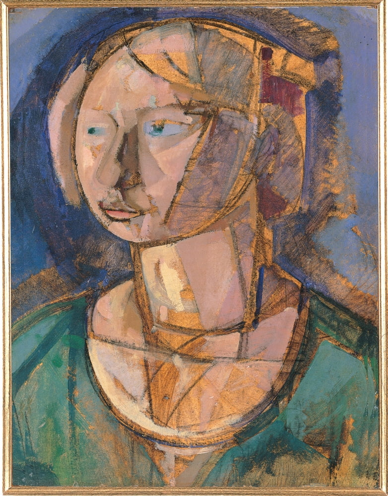 Head Of A Girl Canvas Art - (18 x 24)