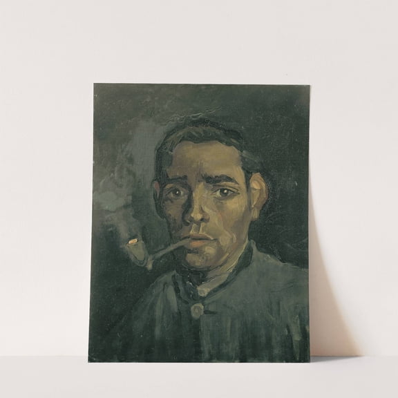 Head Of A Man - Vincent Van Gogh Artwork - livingroom bedroom office dining room - 10x12 - High Quality Wall Art Poster Print Decor - UNFRAMED