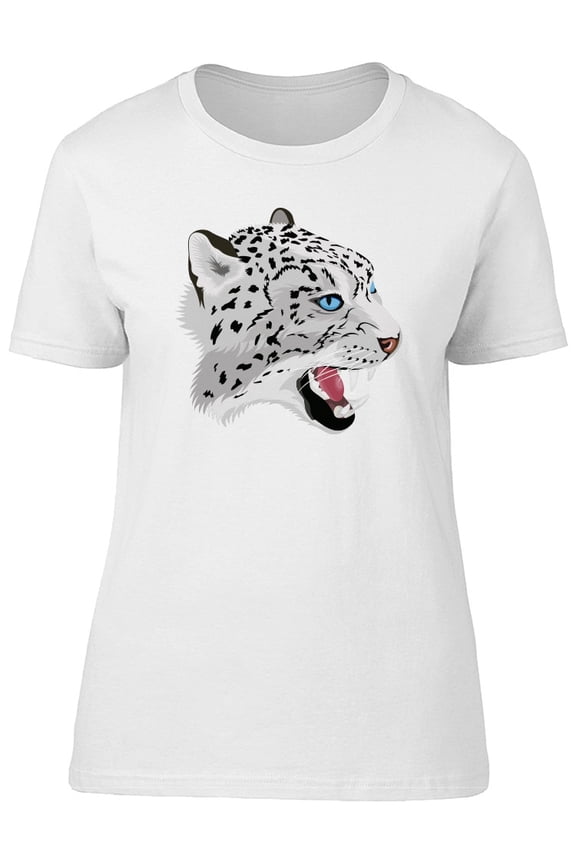 Head Of A Snow Leopard T-Shirt Men -Image by Shutterstock, Male Medium