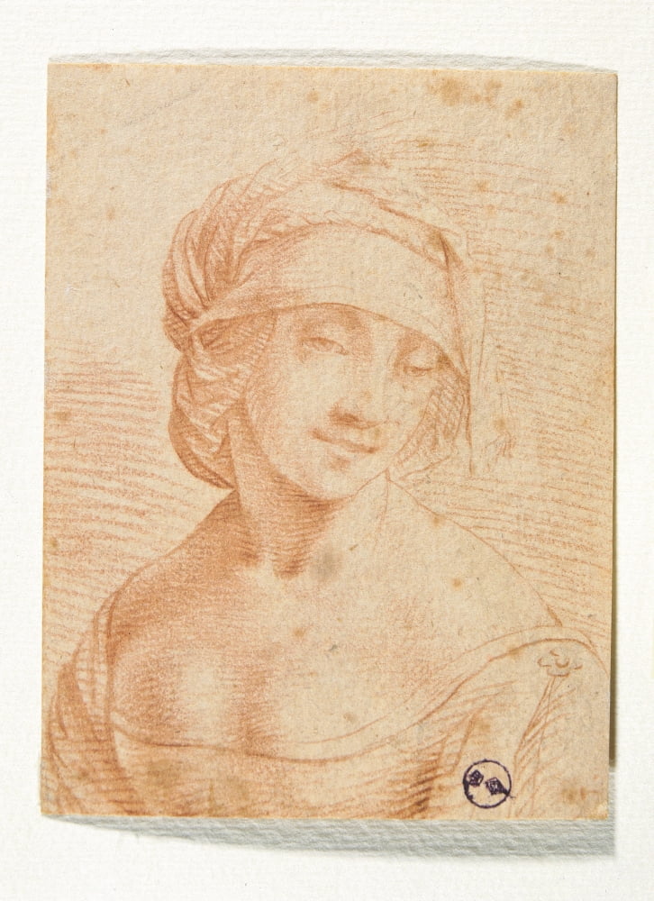 Head Of A Young Woman Canvas Art - (18 x 24)