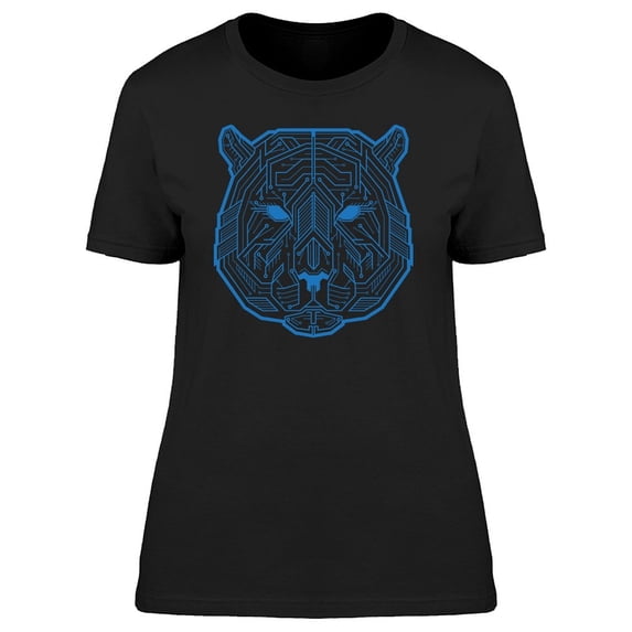 Head Of An Electronic Tiger Tee Men's -Image by Shutterstock