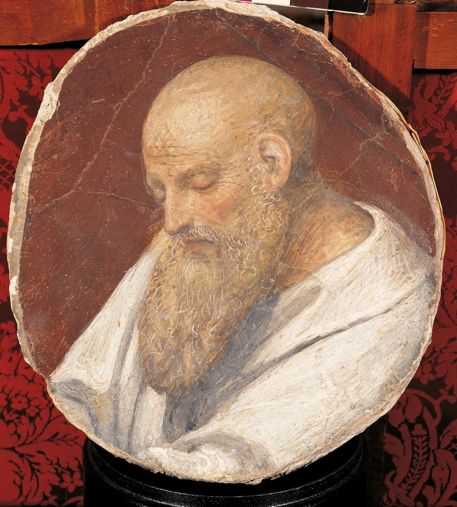Head Of An Old Man Canvas Art - (24 x 36)