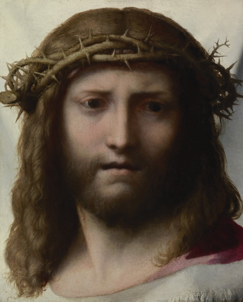 Head Of Christ Canvas Art - (24 x 36)