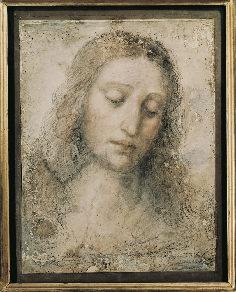 Head Of Christ The Redeemer Canvas Art - (18 x 24)