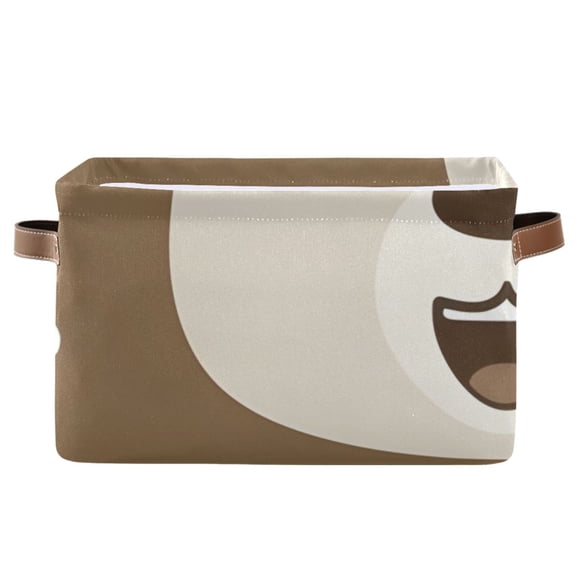 Head Of Cute Bear Storage Bins Baskets With Handles Storage Box Clothes Organizer Organization Toys