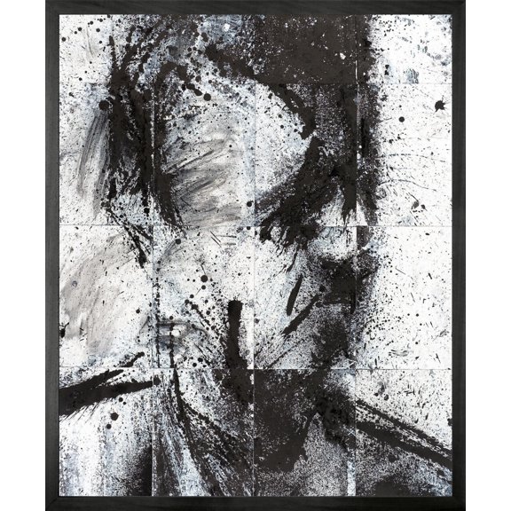 Head Of Donald 5 Framed Printed canvas