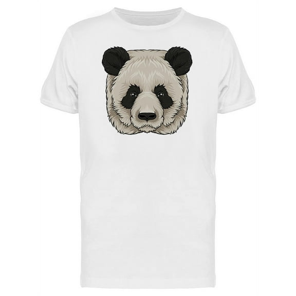 Head Of Panda Bear T-Shirt Men -Image by Shutterstock, Male XX-Large