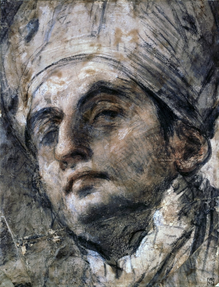Head Of The Blessed Thomas Abruzze Canvas Art - (18 x 24)