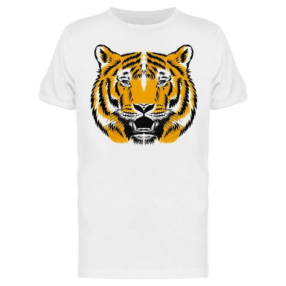 Head Of Ussuri Tiger T-Shirt Men -Image by Shutterstock, Male Small