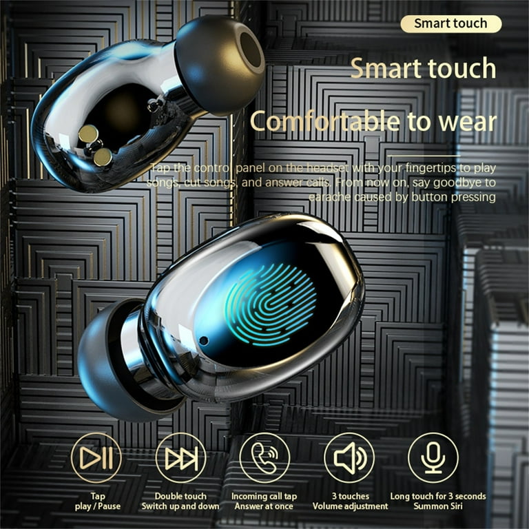 Head Phones Wireless I7s Sound Proof Headphones Studio Buds Extra Small Earbuds Wireless Earbuds 5.1 Bass Wireless Good Earbuds Wireless Earbuds for Android Phones 10 S 10 Earbuds Walmart